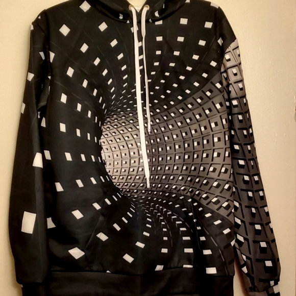 Optical Illusion Hoodie - Picture 3 of 4